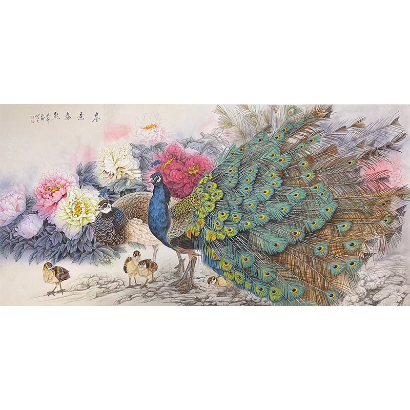 著名画家耿玉轩花鸟作品欣赏